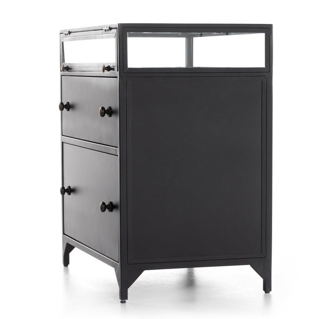 Four Hands Shadow Box Nightstand - Black For Sale - Image 9 of 12