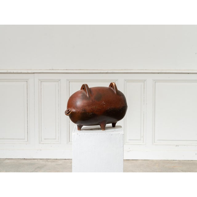Vintage Ceramic Pig, 1960s For Sale - Image 9 of 9