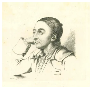 Thomas Holloway, Portrait, Original Etching, 1810
