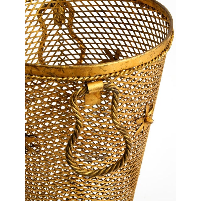 Large Mid-Century Regency Umbrella Stand in Gilded Metal, Italy, 1960s For Sale - Image 12 of 18