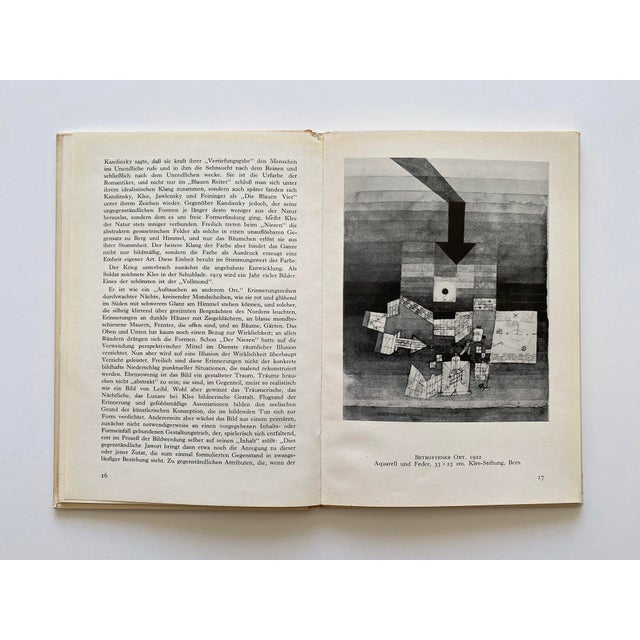 1950s Paul Klee Vintage 1955 First Edition Lithograph Print Hardcover Mid Century Modernist Art Book For Sale - Image 5 of 18