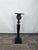 Pedestal, flower stand, black wooden sculpture This flower stand is made of black painted wood. The column is decorative,...