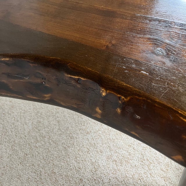 Rustic Wabi-Sabi Coffee Table in Wood, 1970s For Sale - Image 15 of 18