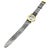 Mid-Century Modern 1940s Selza Automatic Wwii Military Aviation Pilot Cold Capped 14k Gold Watch For Sale - Image 3 of 12