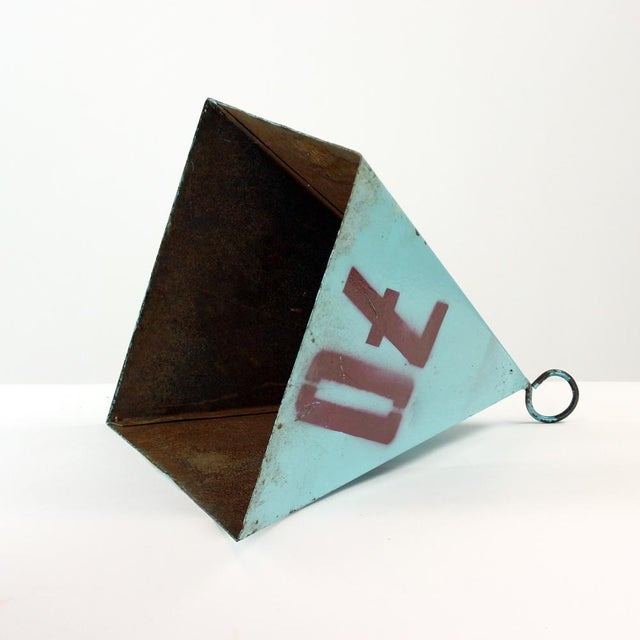 Vintage Steel Measurement Pyramids, Czechoslovakia, 1940s, Set of 9 For Sale - Image 4 of 10