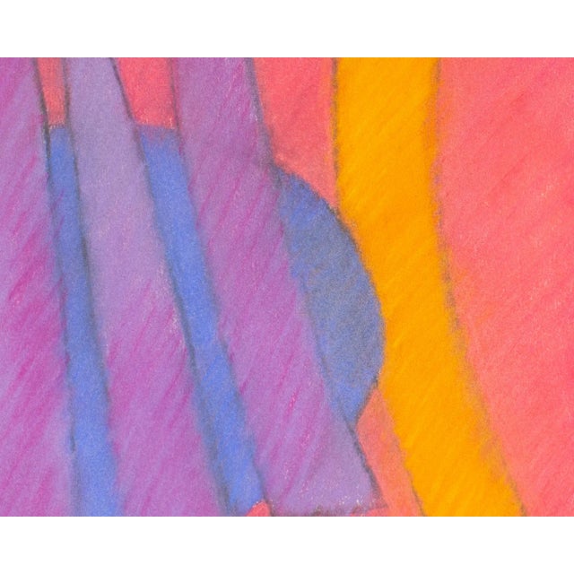 Drawing/Sketching Materials 2000 Abstract Chalk Pastel Drawing by Walter Stomps For Sale - Image 7 of 8