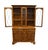Ethan Allen Ethan Allen Heirloom Nutmeg Maple 44" Buffet W. China Cabinet 10-6037 / 10-6038 For Sale - Image 4 of 15