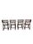 Wood MCM Attributed to John Wisner for Ficks Reed Rattan & Bamboo Dining Chairs, Set of 6 For Sale - Image 7 of 12
