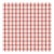 Sample - Schumacher Crawford Linen Check Fabric in Red For Sale