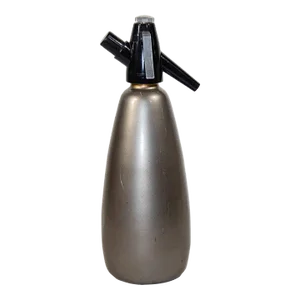 Vintage Boc Silver Soda Syphon England 1960