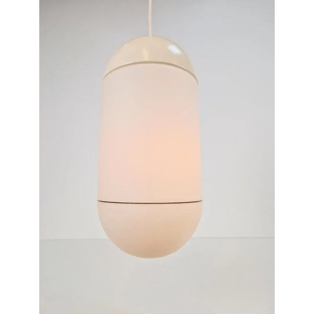 Vintage Pill Pendant Lamp in Milk Glass from Peill & Putzler, Germany, 1960s For Sale - Image 6 of 17