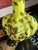1890s Mount Washington Gilded Chartreuse Art Glass Vase For Sale - Image 4 of 14
