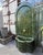 Emerald Green Arched Mosaic Vintage Wall Fountain For Sale In Los Angeles - Image 6 of 8