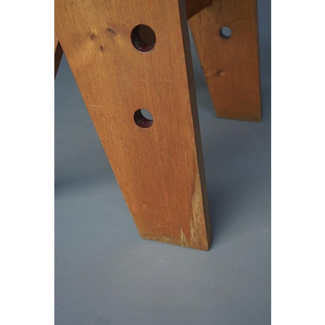 Wood Small Mid-Century Modernist French Desk, 1950s For Sale - Image 7 of 12