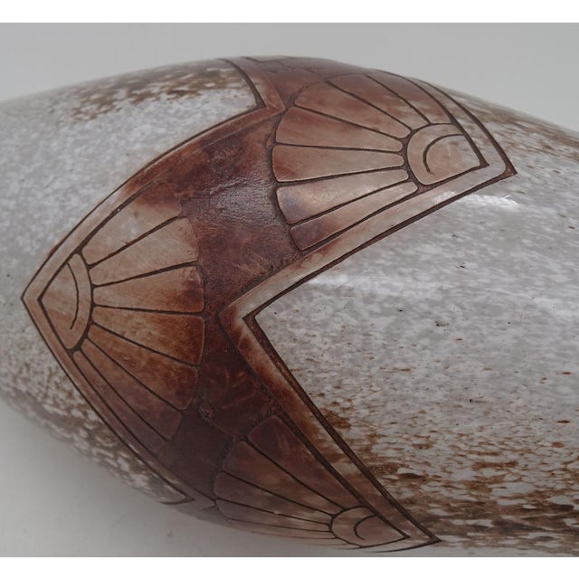 Art Deco Acid Etched Cameo Art Glass Vase from Legras, 1920s For Sale - Image 10 of 12