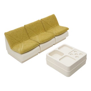Modular Sofa with Coffee Table by Cesare Casati for Sormani, 1970s For Sale