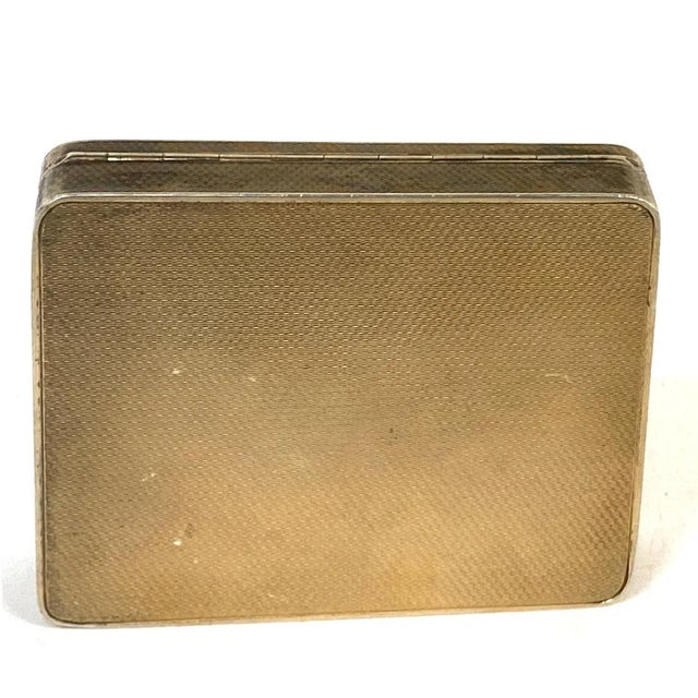 German Emil Brenk Gilt Sterling Silver, Onyx and Gemstone Cosmetic Case For Sale - Image 13 of 18