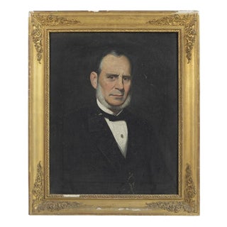 Portrait of a Gentleman, 1920s, Oil on Canvas For Sale