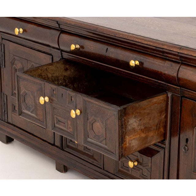 Renaissance Revival Oak Sideboard For Sale - Image 9 of 11