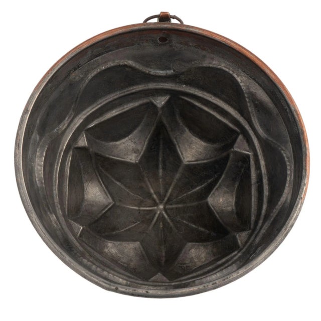 Copper English Tin Lined Copper Mold, 1890 For Sale - Image 8 of 9