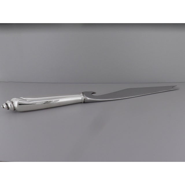 Tiffany & Co. 'Modern Shell' Pattern Hollow Handle Bar Knife by Angela Cummings For Sale - Image 9 of 10