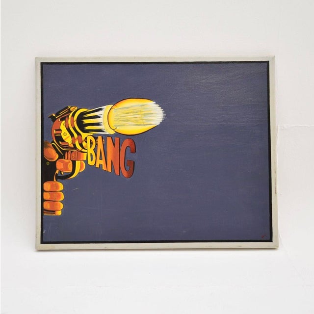 Comic Strip Triptych of Black Widow, 1970, Oil Painting on Canvases, Set of 3 For Sale - Image 10 of 14