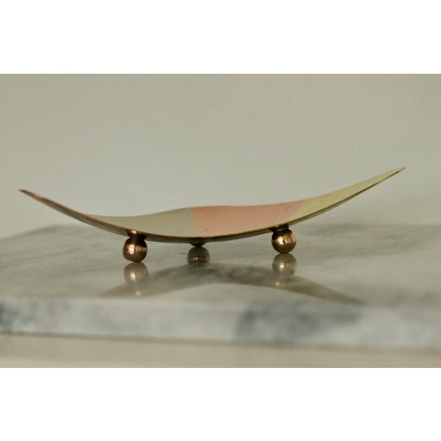 Vintage Mixed Precious Metal Dish For Sale - Image 4 of 8