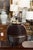 Mid-Century Modern Pair of Ribbed Mahogany Table Lamps For Sale - Image 3 of 8