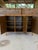 Vintage Coastal Tortoise Bamboo Sideboard Cabinet With Floral Decoupage & Crackle Finish For Sale In Naples, FL - Image 6 of 12