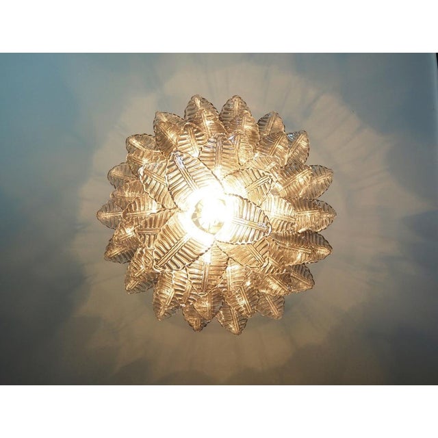 Italian Smoked Murano Glass Six-Tier Felci Chandelier For Sale - Image 11 of 16