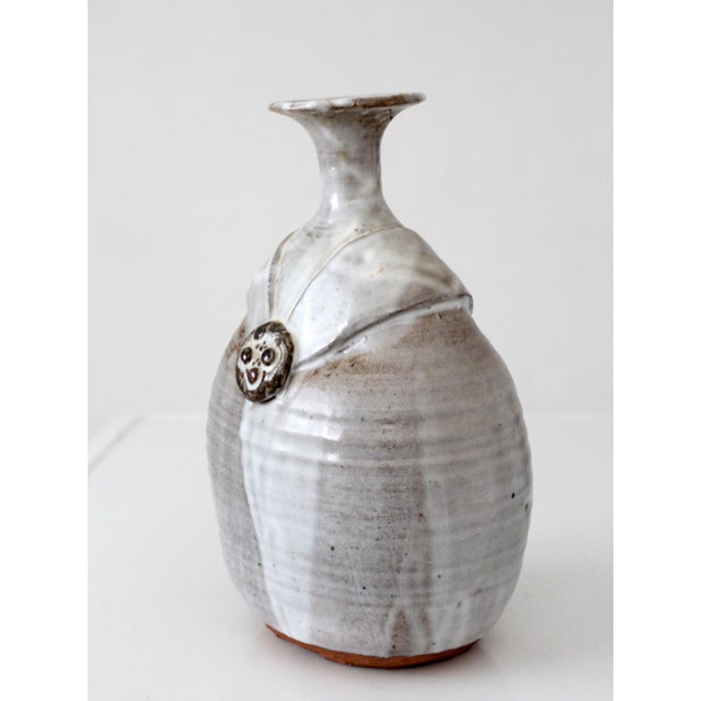 Vintage 70s Studio Pottery Vase For Sale - Image 12 of 12