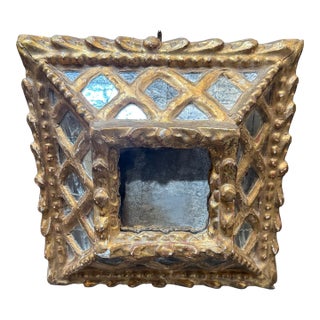 Vintage South American Gilded Mirror For Sale