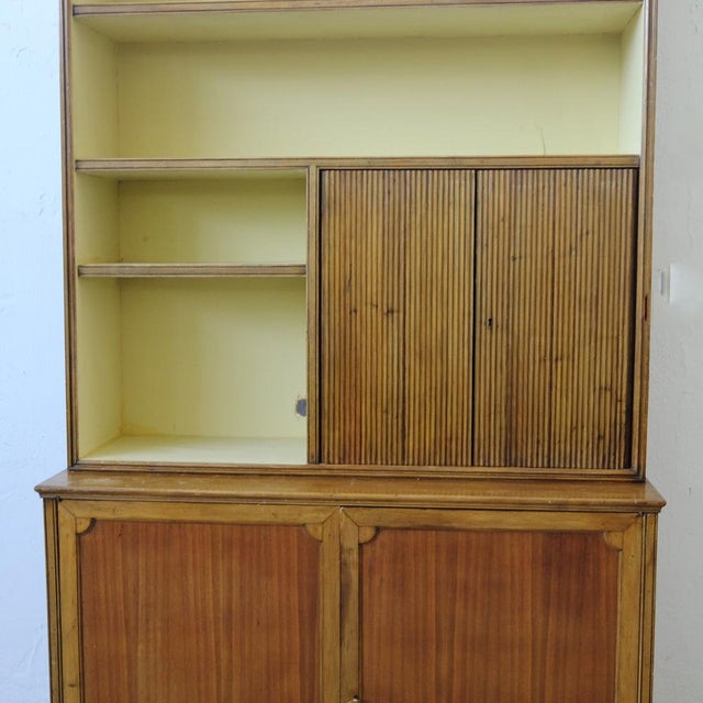 Italian Wooden Bookcase, 1960s For Sale - Image 9 of 16