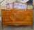 1920s French Neoclassical Burl Maple Full Size Bed Frame For Sale - Image 10 of 18