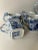 Ceramic Vintage Porcelain Blue and White Chinese Dragon Tea Set- 6 Pieces For Sale - Image 7 of 11