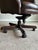 Animal Skin Late 20th Century Hancock & Moore “Dillon” Leather Swivel Tilt Wingback Desk Chair for Robb & Stucky For Sale - Image 7 of 9