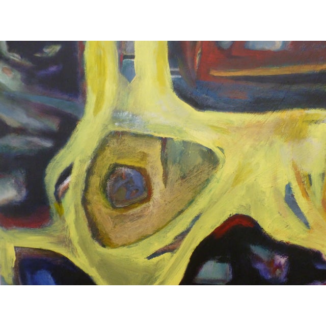 "Yellow Horse" Large Abstract Equine Painting by Scott Spencer For Sale - Image 4 of 7