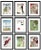 Gallery Wall Framed Art Prints of Vintage Vogue Covers, Set of 9 For Sale