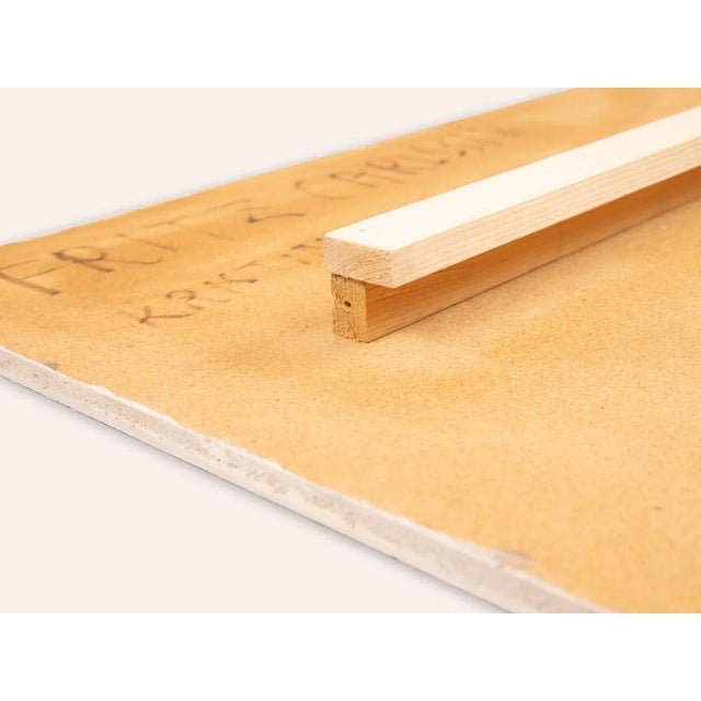 Fritz Karlsson, Tecken i Sten 1, 1970, Oil on Wood, Framed For Sale - Image 11 of 13