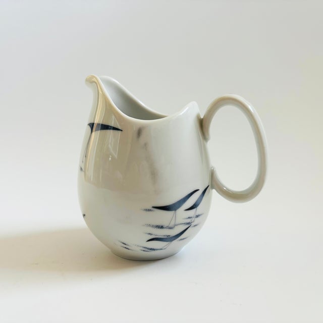 Mid-Century Modern Rosenthal Germany Continental China Conference Creamer Pitcher by Raymond Loewy For Sale - Image 3 of 12
