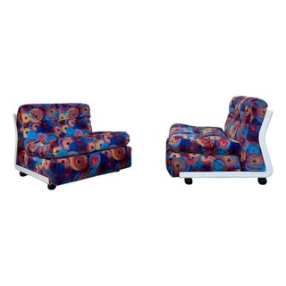 Amanta Armchairs by Mario Bellini for C&B Italia, 1969, Set of 2 For Sale