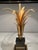 Black 1970s Neoclassical Palm tree-shaped table lamp in the style of Maison Charles For Sale - Image 8 of 12