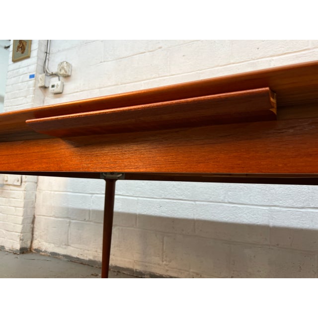 Mid 20th Century Skovmand & Andersen for Moreddi Teak Draw-Leaf Dining Table For Sale - Image 13 of 16