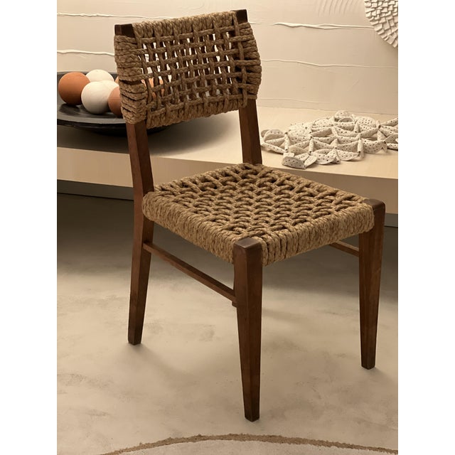 Chair by Adrien Audoux & Frida Minet for Vibo Vesoul, 1950s For Sale - Image 6 of 6