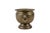 1920s Vintage Hammered Brass Hollywood Regency Cachepot Planter For Sale - Image 5 of 13