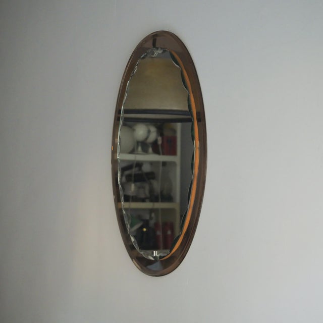 Italian Mirror from Veca, 1970s For Sale - Image 9 of 9
