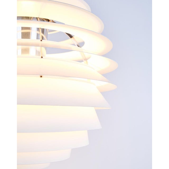 Louis Poulsen PH Louvre Pendant Light in Metal by Poul Henningsen for Louis Poulsen, 1957 For Sale - Image 4 of 14
