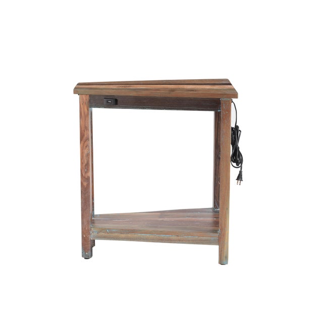 Reclaimed Wood Side Tables Chairish