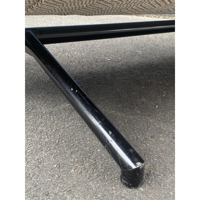 Metal D70 Daybed by Osvaldo Borsani for Tecno with Original Upholstery Fabric, 1950s For Sale - Image 7 of 17