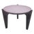 Mid-Century Modern Pink Laminate Side Table With Wooden Legs For Sale